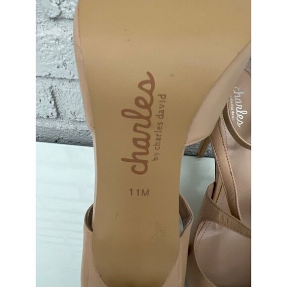 Charles BY CHARLES DAVID Women's Packer Tan Sling Back Pump Size 11M - Picture 8 of 8